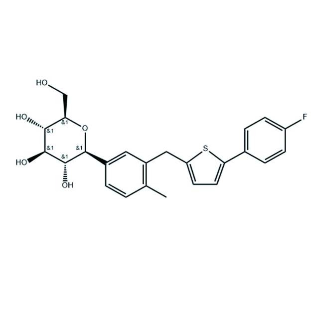 Canagliflozin(842133-18-0)C24H25FO5S
