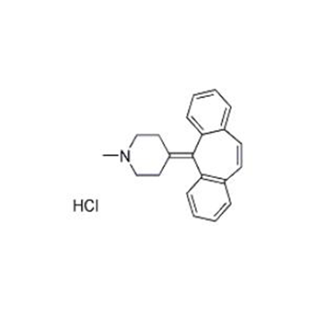 Cyproheptadinhydrochlorid (41354-29-4) C21H22CLN